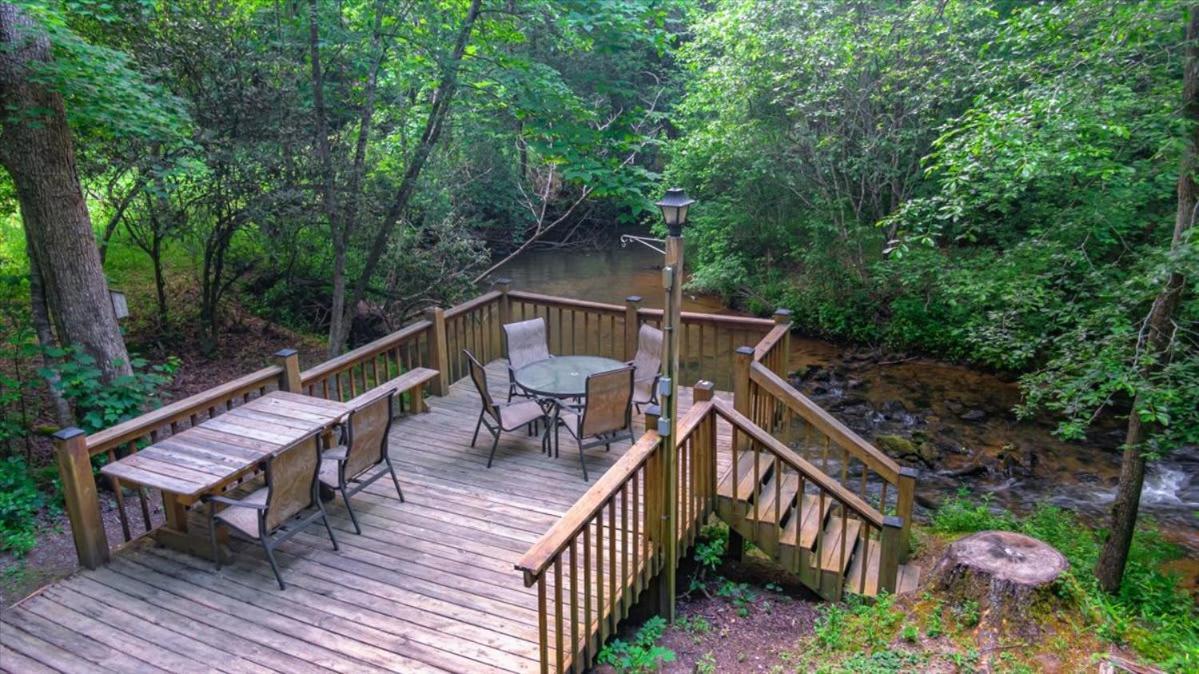 Waterfront Mountain Cabin With Hot Tub Villa Blue Ridge Eksteriør bilde