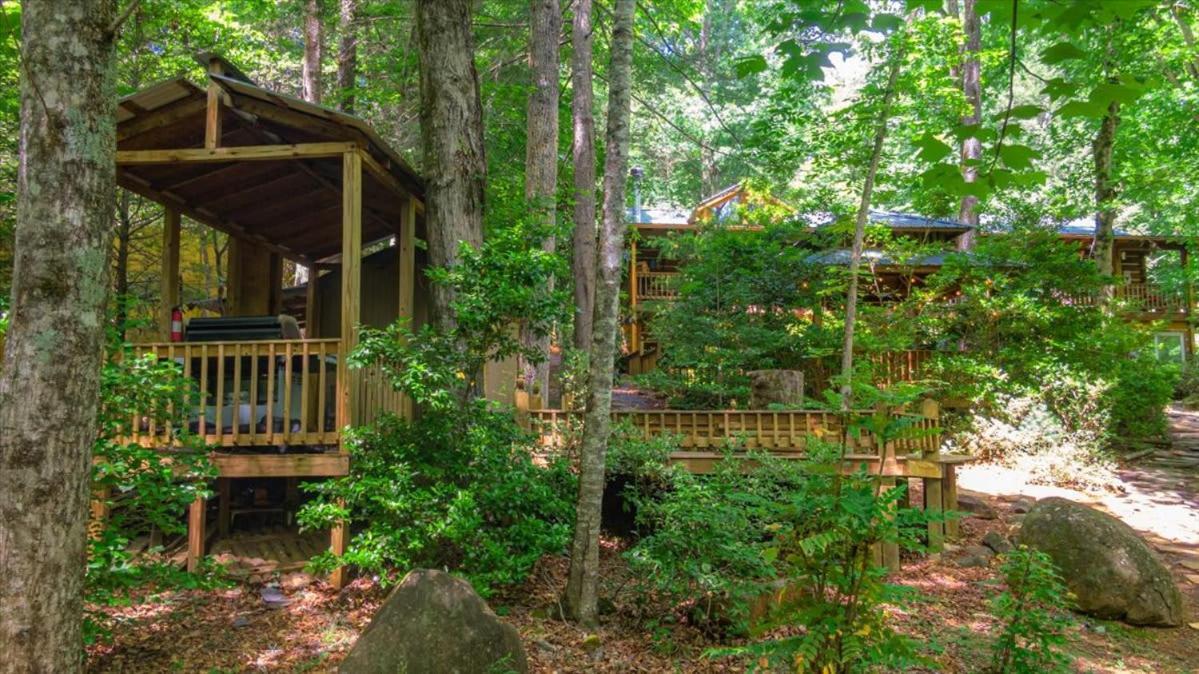 Waterfront Mountain Cabin With Hot Tub Villa Blue Ridge Eksteriør bilde