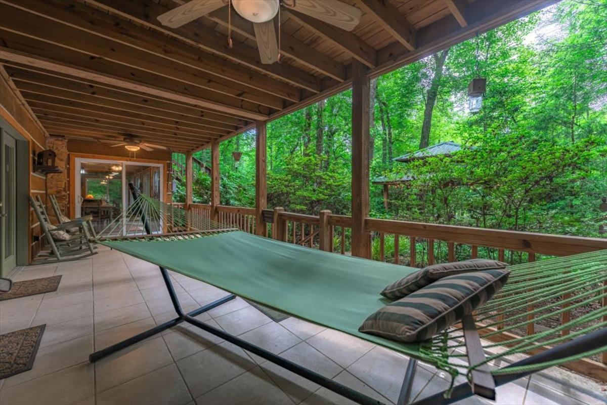 Waterfront Mountain Cabin With Hot Tub Villa Blue Ridge Eksteriør bilde
