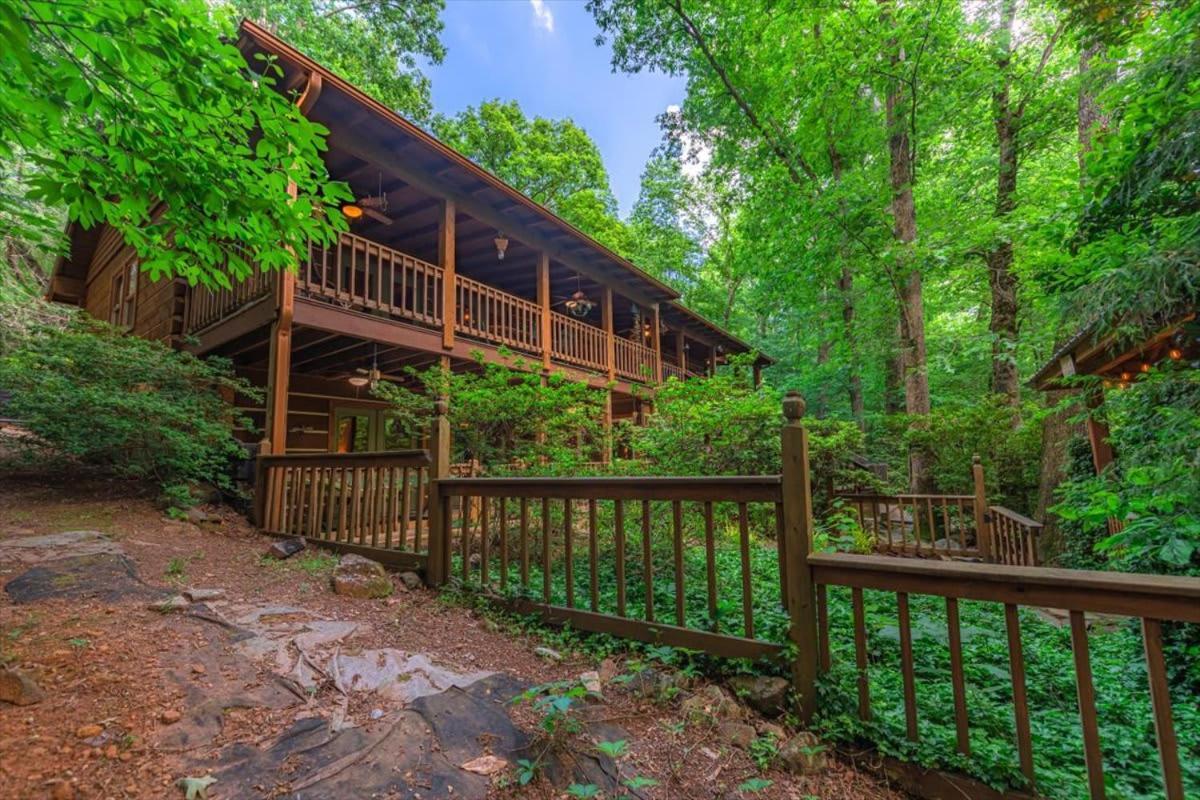 Waterfront Mountain Cabin With Hot Tub Villa Blue Ridge Eksteriør bilde