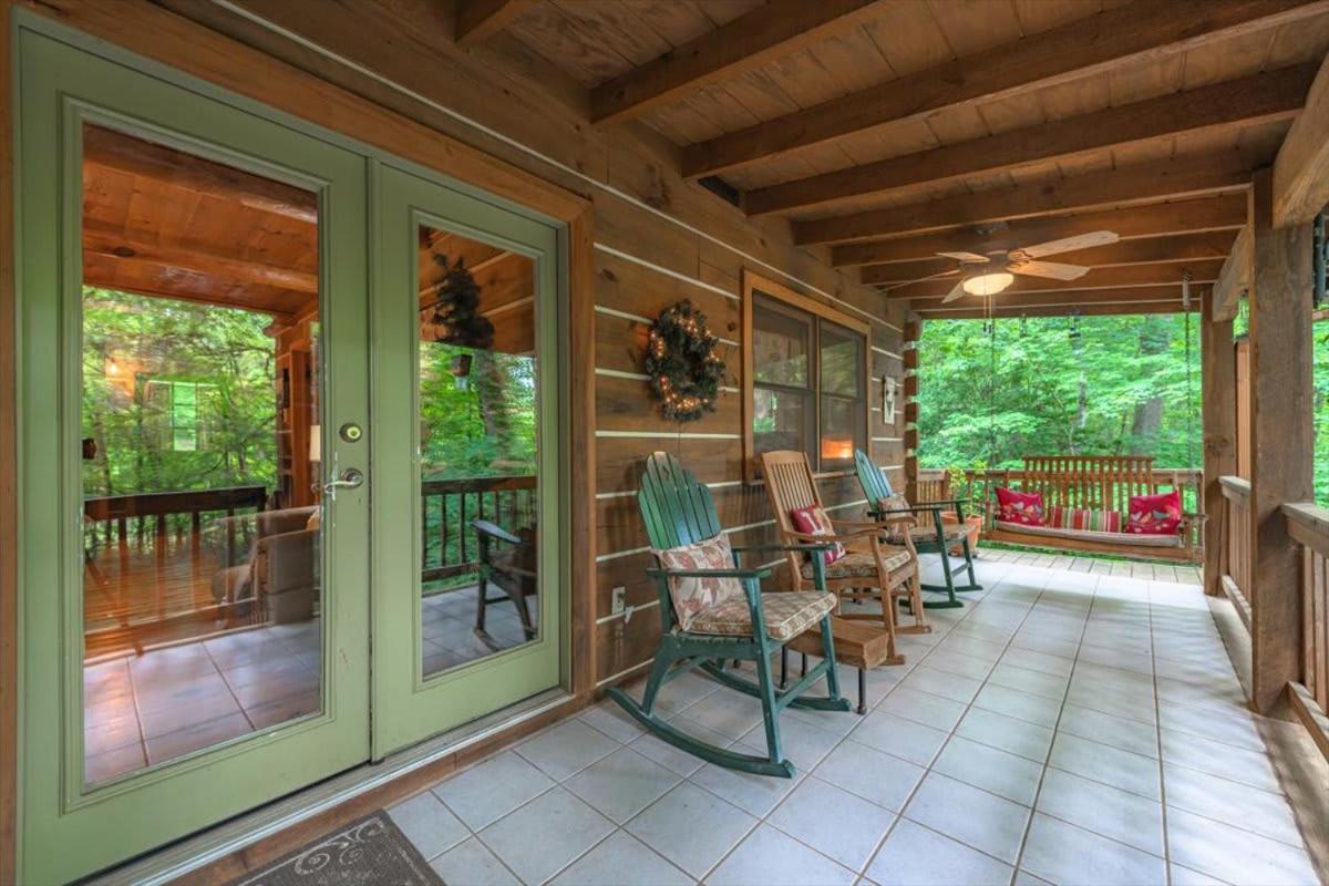 Waterfront Mountain Cabin With Hot Tub Villa Blue Ridge Eksteriør bilde